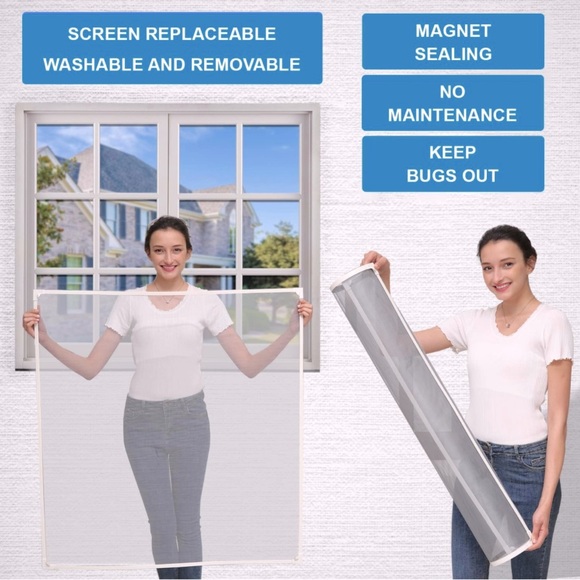 Magnetic Window Screen - Picture 2 of 8